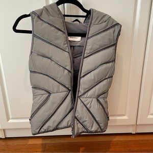 SoulCycle Aspen vest with hood